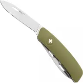 Swiza D03 AM, KNI.0036.1050, Olive, Swiss pocket knife, 6 tools