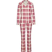 LASCANA Pyjamas blodrød / hvid