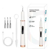 INF Ultralyds tandstensfjerner og 4 rensehoveder White