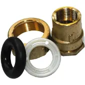 Isiflo Murgennemføring50mm1 1/2muffe - med 3 omløber.