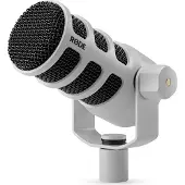Rode RØDE PodMic USB - Mikrofon - 3-pin XLR, USB, 3,5 mm stik - hvid