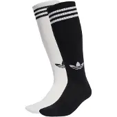 Adidas Knæstrømper '3-Stripes Knee 2 Pairs' sort / hvid