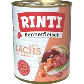 Rinti Økonomipakke: 12 x 800 g Kennerfleisch - Laks