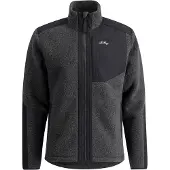 Lundhags Saruk Wool Pile Mid Full Zip M, mellemlag, herre, grå