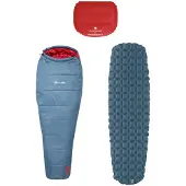 Mountain Equipment - Trekkingsoveposer - Sovepose + Liggeunderlag-pakke fra Snowleader til UnisexUld