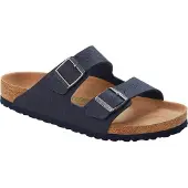 Birkenstock Sandal Arizona Synthetic Vegan - Beige/navy, størrelse 43
