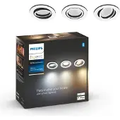 Philips Hue Milliskin indbygningsspots 3-pakke - White ambiance