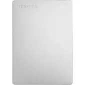 Toshiba Ekstern harddisk - - CANVIO Slim - 1 TB - Aluminiumsfinish - USB 3.2 Gen 1
