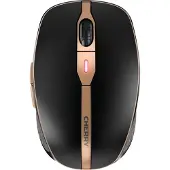 Cherry DW 9100 SLIM - Sæt med mus og tastatur - trådløs - 2.4 GHz, Bluetooth 4.2 - QWERTY - USA med Euro-symbol - tastkontakt: SX - sort/bronze