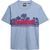 Superdry Superdrytil kvinder. W1011616A Udendørs T-shirt blå (XS), Casual, Bomuld, Korte ærmer