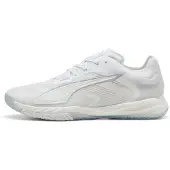 Puma Accelerate NITRO SQD 4 Handball Shoes Unisex, Shoes, White/Silver, 41