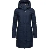 Ragwear Vinterfrakke 'Jannisa' navy / brun / hvid
