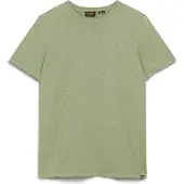 Superdry Superdrytil mænd. M1011888A Flammet kortærmet T-shirt med grøn rund krave (M), Casual, Bomuld, Korte ærmer