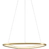 QAZQA Design Pendellampe Guld 3-Trins Dæmpbar - Organico