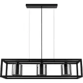 Eglo BRISLING LANGBORD 3XE27 L110 RØG/SORT