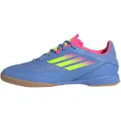 Adidas Herre F50 League Indendørs Fodboldstøvler Blue Fusion/Lucid Lemon/Lucid Pink