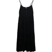 Superdry Half Button Tiered ærmeløs Midikjole