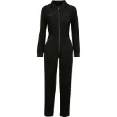 Urban Classics Velvet Rib Boiler Langærmet Jumpsuit