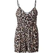 About You Jumpsuit 'Jessica' beige / cognac / sort