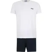 FILA Pyjamas kort sort / hvid