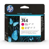 HP 744 - Gul, magenta - printhoved - for DesignJet Z2600 PostScript, Z5600 PostScript