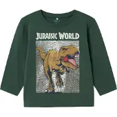 Name it Shirts 'NMMJurassic World' umbra / gran / sort / offwhite
