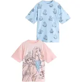 Next Natskjorte 'Frozen' lyseblå / lyserød / sort
