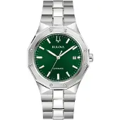 Bulova Herreur 96B464 Classic Grøn/Stål Ø40 mm