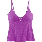 LASCANA Tankini-overdel lilla