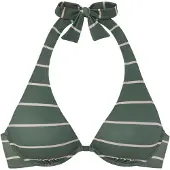 Bench Bikinioverdel creme / mørkegrøn