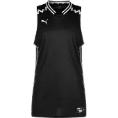 Puma Fodboldtrøje 'Hoops Team Game' sort / hvid