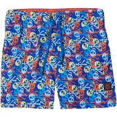 KOROSHI Badeshorts blå / lysegul / mørkeorange