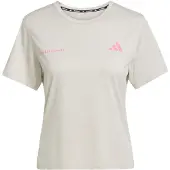Adidas Funktionsbluse 'Own The Run' lysegrå / lys pink