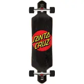 Santa Cruz Classic Dot 9.0 X 36 Drop Thru Cruiser Skateboard