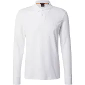 BOSS Slim-fit poloshirt i bomuldspiqué med stræk