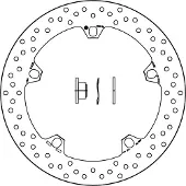 Brembo Bremseskiver, faste, ECE R90-godkendte FORR., 305MM,FAST,M.TGK