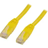 Deltaco U/UTP Cat6 patchledning 3 m, gul