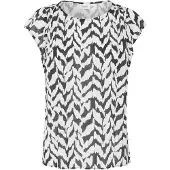 Saint tropez Bluse 'VegaSZ' sort / hvid