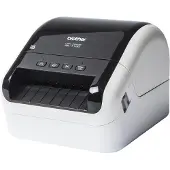 Brother QL-1100c - Etiketprinter - direkte termisk - Rulle (10,36 cm) - 300 x 300 dpi - op til 110 mm/sek. - USB 2.0 - skærer - blank sort, hvid