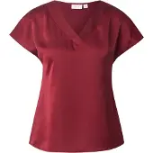 Vila Bluse 'VIElette' vinrød