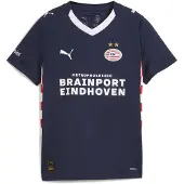 Puma PSV Eindhoven 25/26 Away Jersey Youth, Clothing, Navy/White, 13-14Y