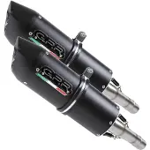 Gpr Exhaust Systems Furore Nero Aprilia Dorsoduro 900 17-19 Ikke-homologeret Slip-on Lyddæmper