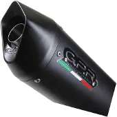 Gpr Exhaust Systems Furore Nero Peugeot Satelis 125 4v 06-12 Ikke-homologeret Slip-on Lyddæmper