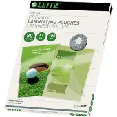 Leitz Lamineringslomme A4 UDT 80 mic. Æske/100