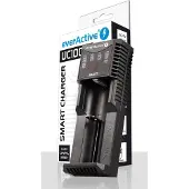 EverActive UC-100C USB-C universal batterioplader med powerbank-funktion - Li-ion/Ni-MH/LiFePO4