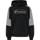 Hummel Sweatshirt 'Boxline' grå-meleret / sort / hvid