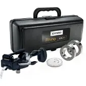 Dymo RHINO M1011 Industriel Prægeetiketmaskine | med aluminium- og rustfri ståletiketter | Holdbar bæretaske | Ideel til gør-det-selv og byggeri, Dir