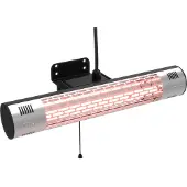 NSH Nordic Terrassevarmer 1500W væghængt HORTUS, sort (211-358)