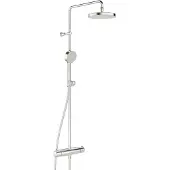 Oras Nova system med Ø200 hovedbruser og Ø95 håndbruser. Krom.