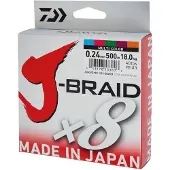 Daiwa J-braid 8 Flettet Fiskesnøre 300 M